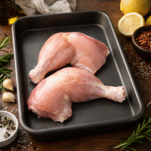 Chicken drumstick with Thigh(Leg Piece Skin off)